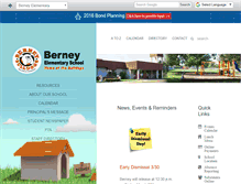 Tablet Screenshot of berneyelementary.org
